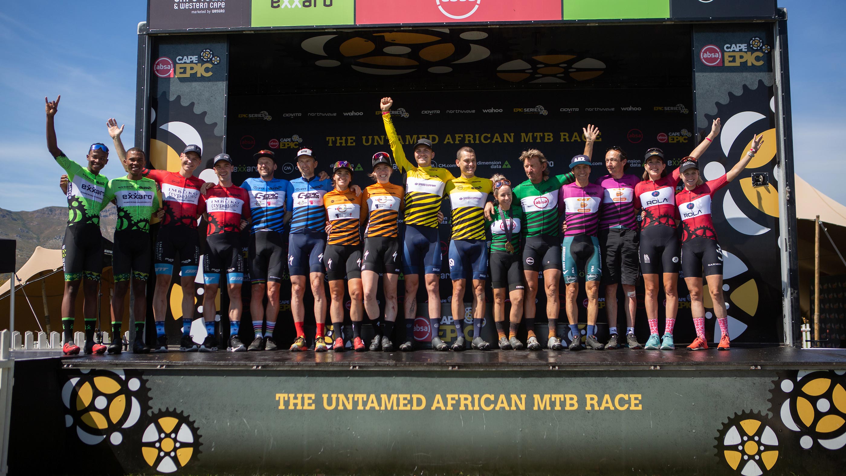 All the Jersey winner of the 2022 Absa Cape Epic Mountain Bike stage race from Stellenbosch to Val de Vie, Paarl, South Africa on the 27th March 2022